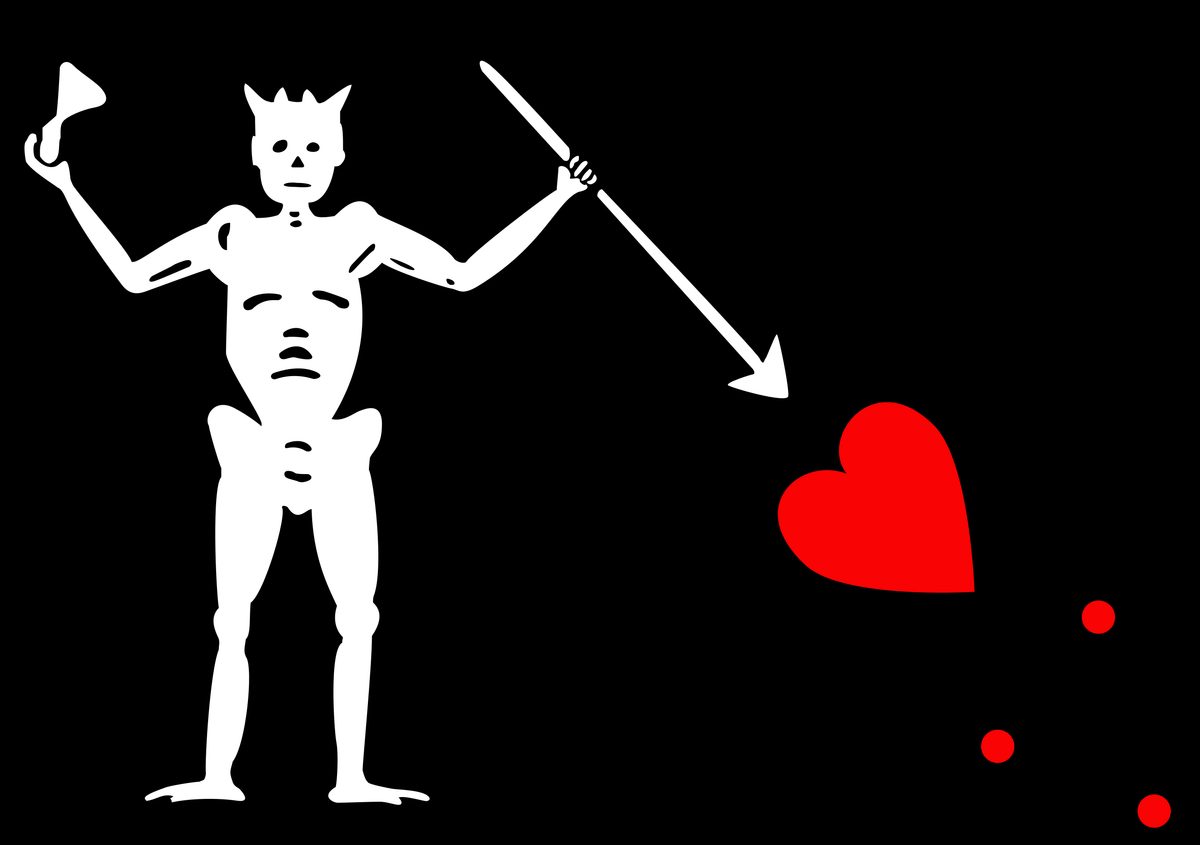 Blackbeard's Attributed Flag